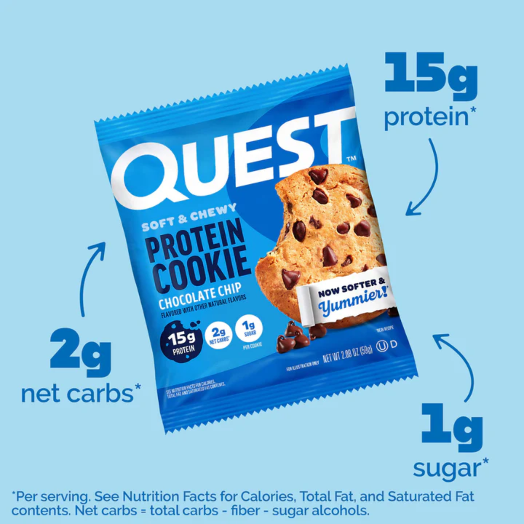 Quest Nutrition Cookie 12x59g Chocolate Chip