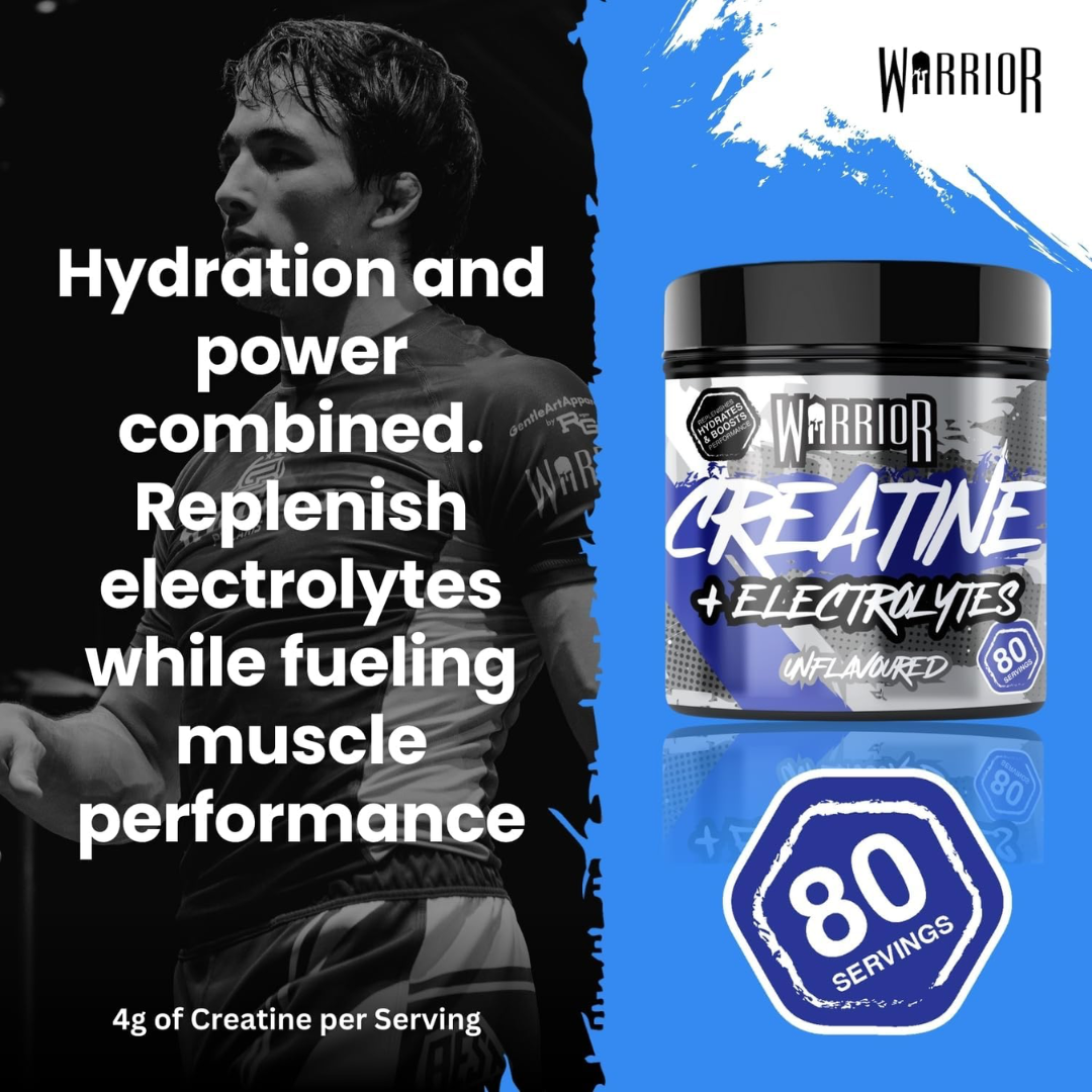 Warrior Creatine Plus Electrolytes 360g Unflavoured