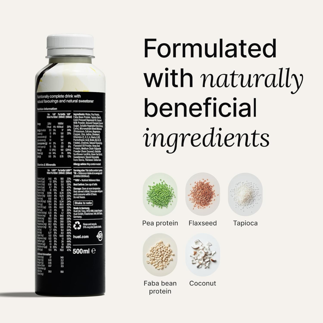 Huel Ready-to Drink Black Edition 8x500ml - Vanilla