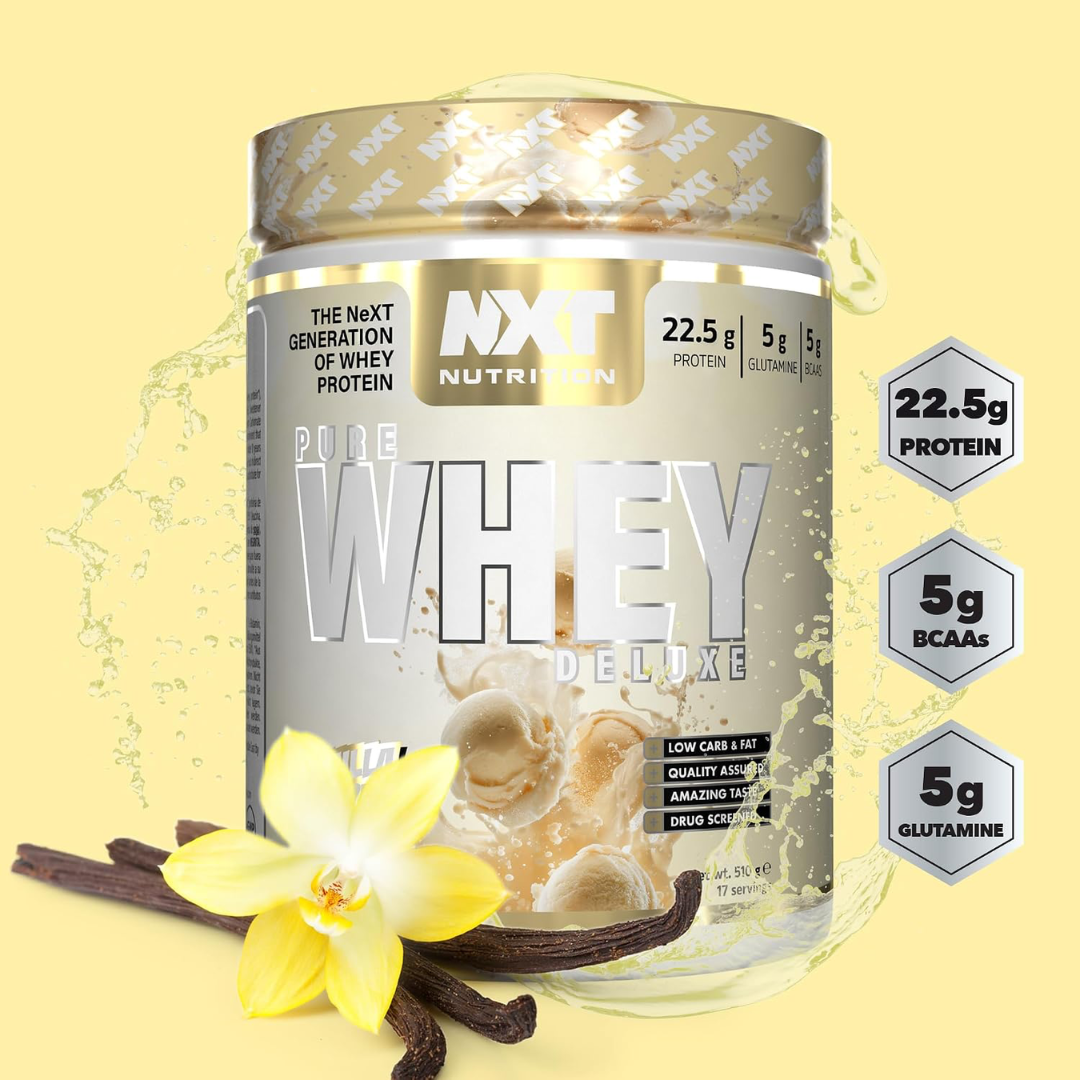 NXT Nutrition Pure Whey Deluxe 510g Vanilla Ice Cream