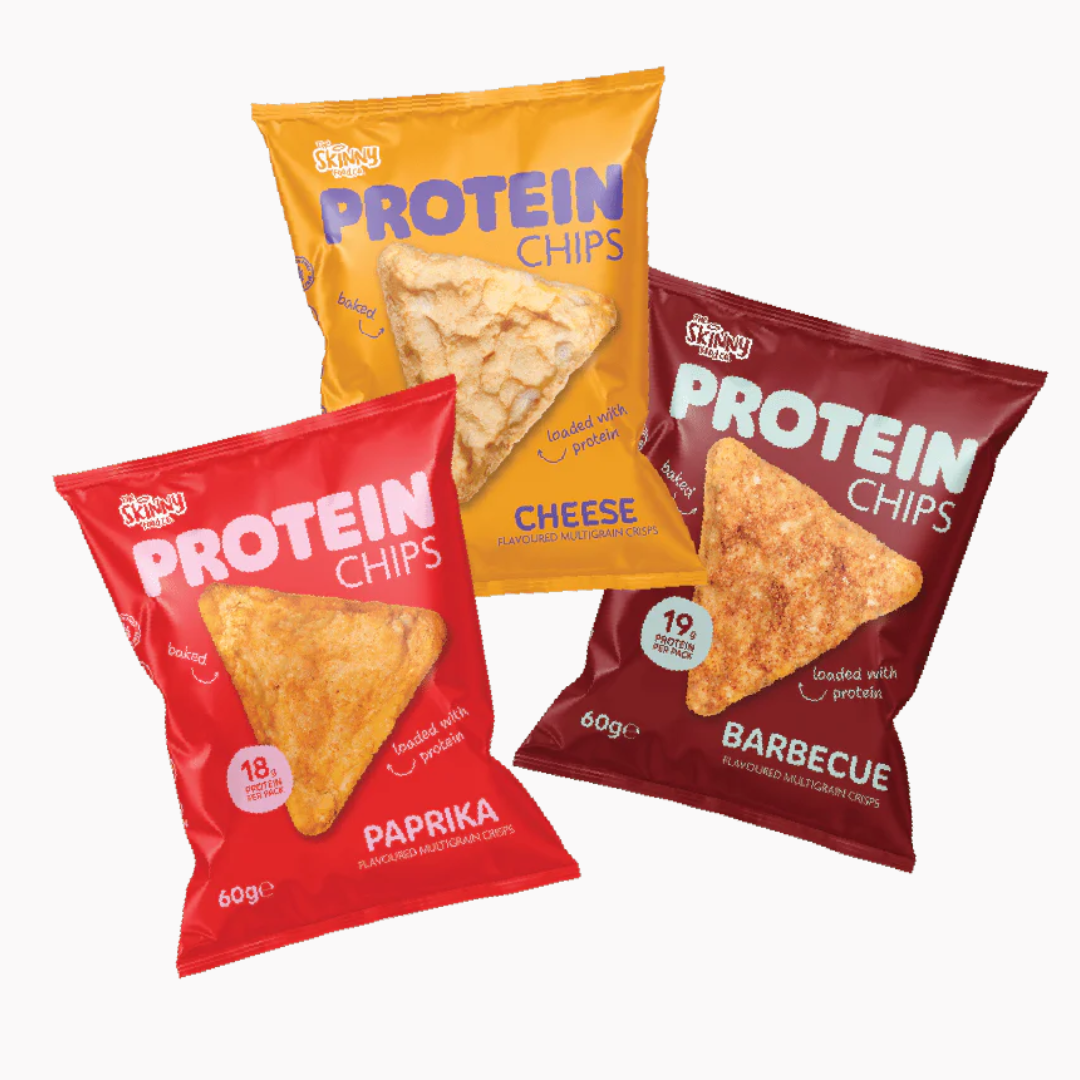 The Skinny Food Co High Protein Chips 6x60g Paprika
