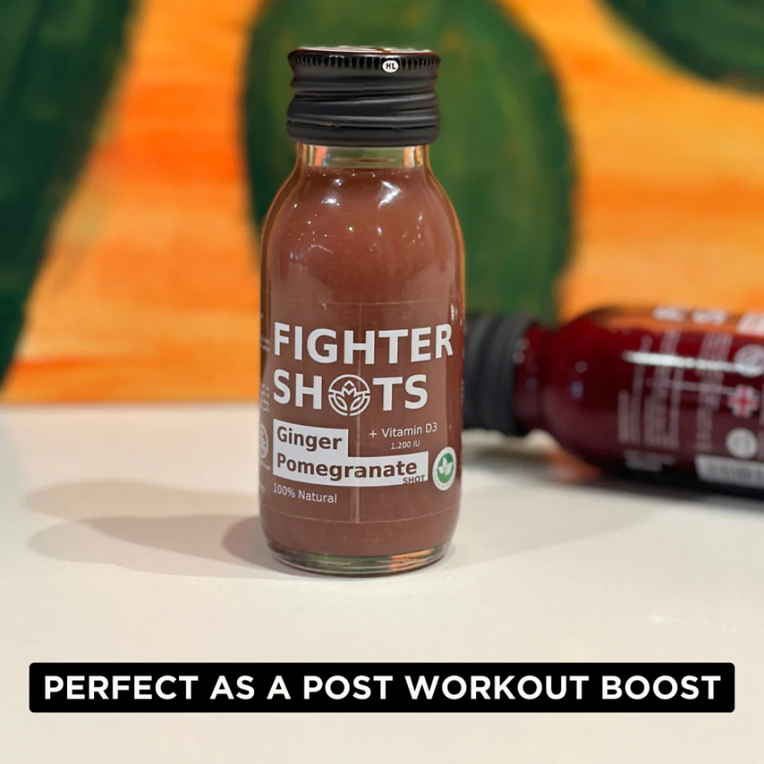 Fighter Shots 12x60ml Ginger Pomegranate