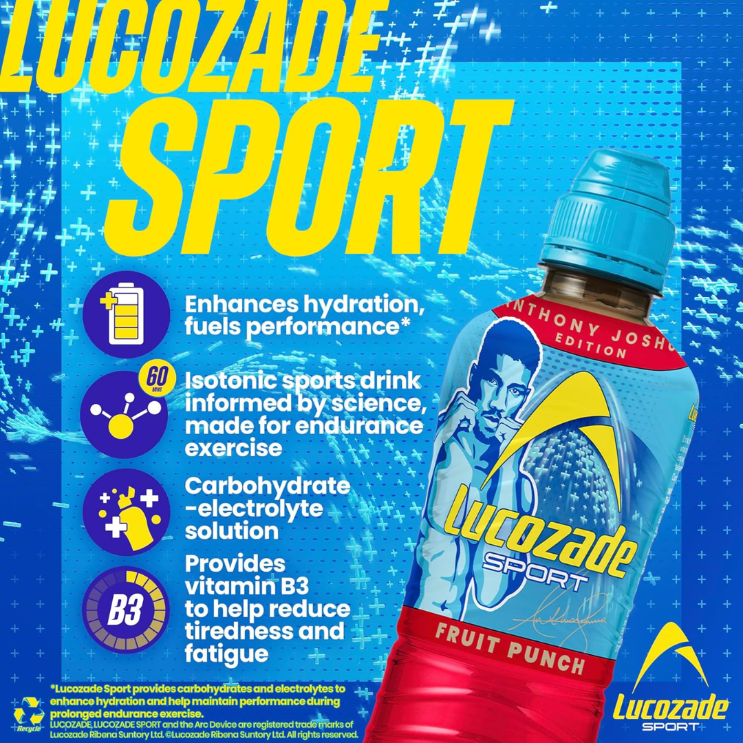Lucozade Sport 12x500ml Fruit Punch