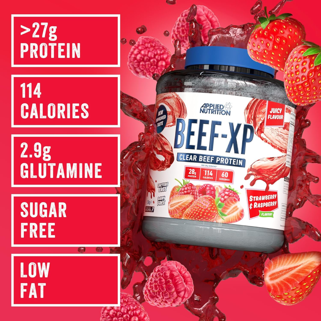 Applied Nutrition Beef XP 150g Strawberry & Raspberry