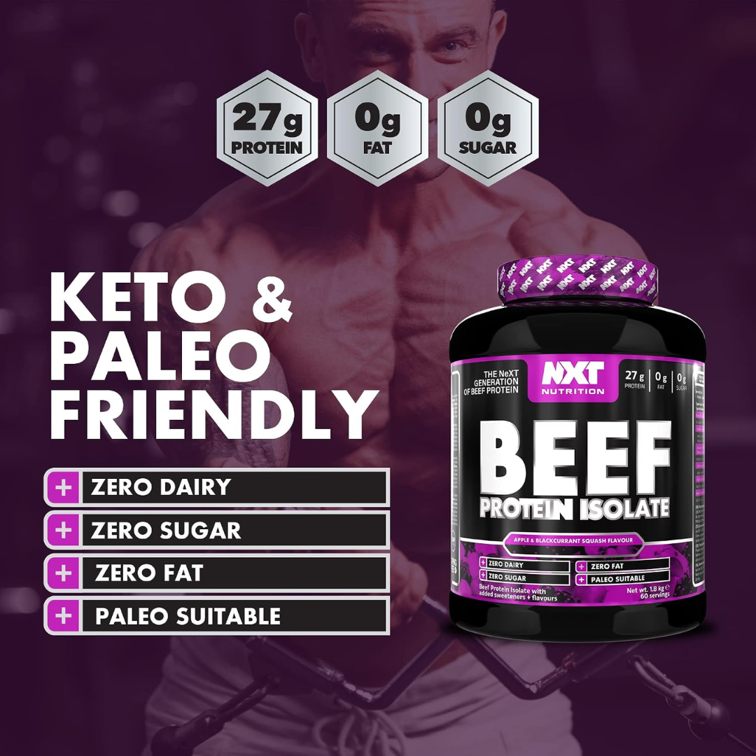 NXT Nutrition Beef Protein Isolate 1.8kg Mmmto
