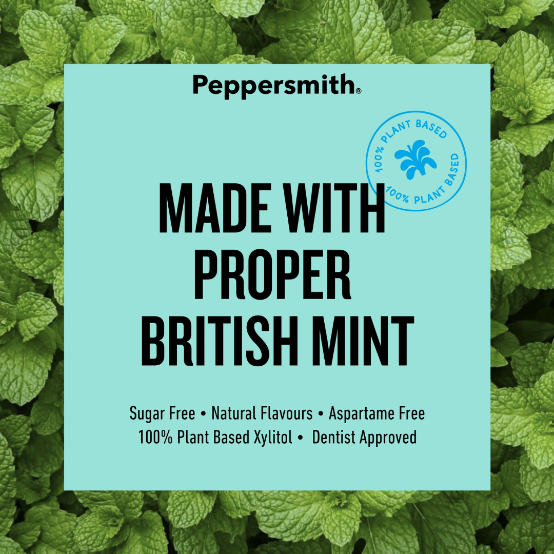 Peppersmith Chewing Gum 12x15g Peppermint