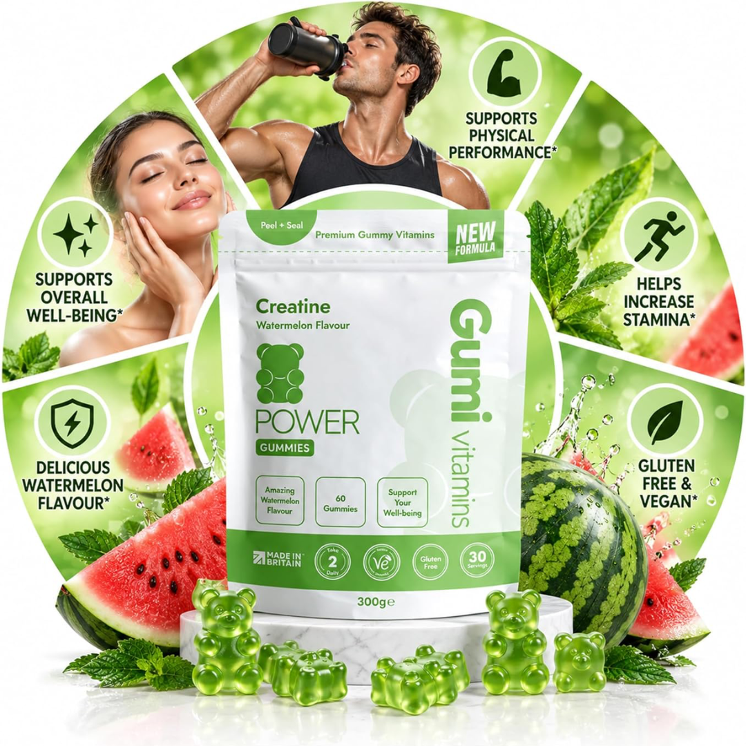 Gumi Vitamins POWER - Creatine Gummies 300g Watermelon