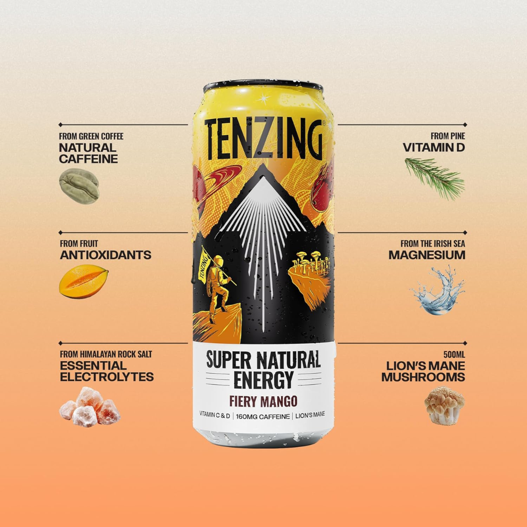 Tenzing Fiery Mango 12x500ml Mango