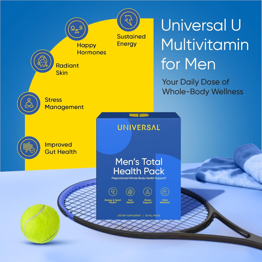 Universal Nutrition Men's Total Health Pack 30 Packs