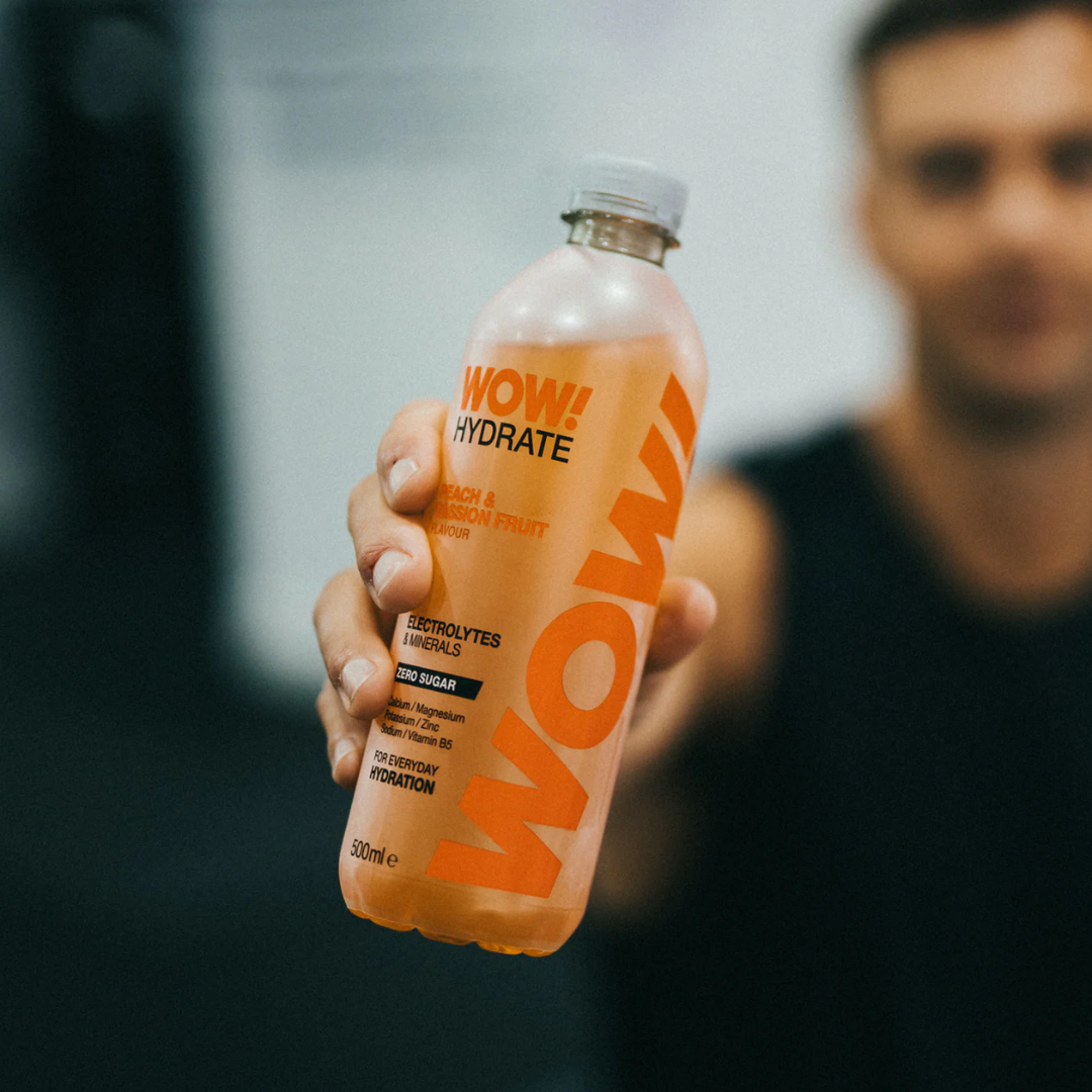 WOW! Hydrate 12x500ml Peach & Passion Fruit