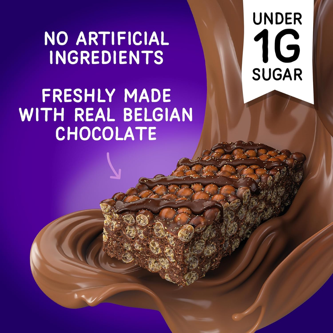 Fitbakes Crunch Bar 12x19g Belgian Chocolate