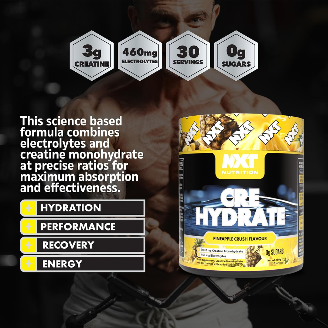 NXT Nutrition CRE Hydrate 180g Pineapple