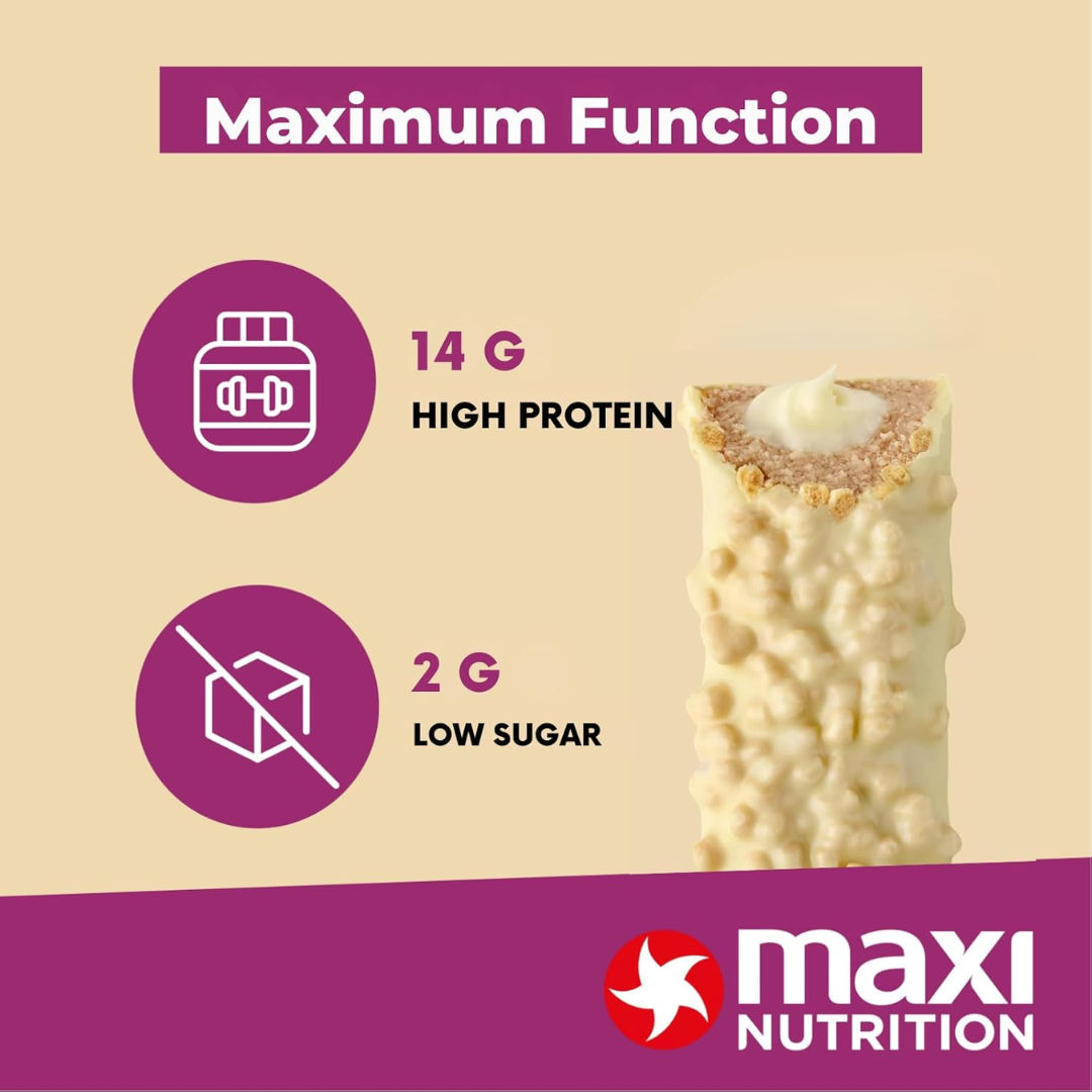 MaxiNutrition Creamy Core Protein Bar 12x45g White Chocolate Coconut