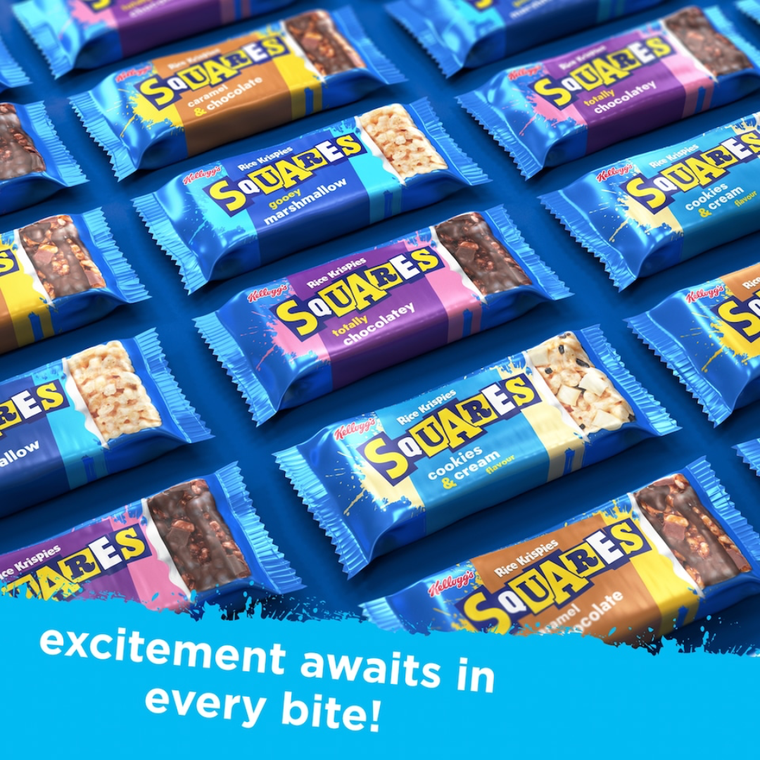 Kellogg's Rice Krispie Squares 30x36g Delightfully Chocolatey