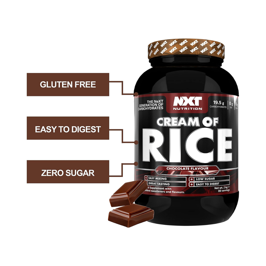 NXT Nutrition Cream of Rice 2kg Chocolate