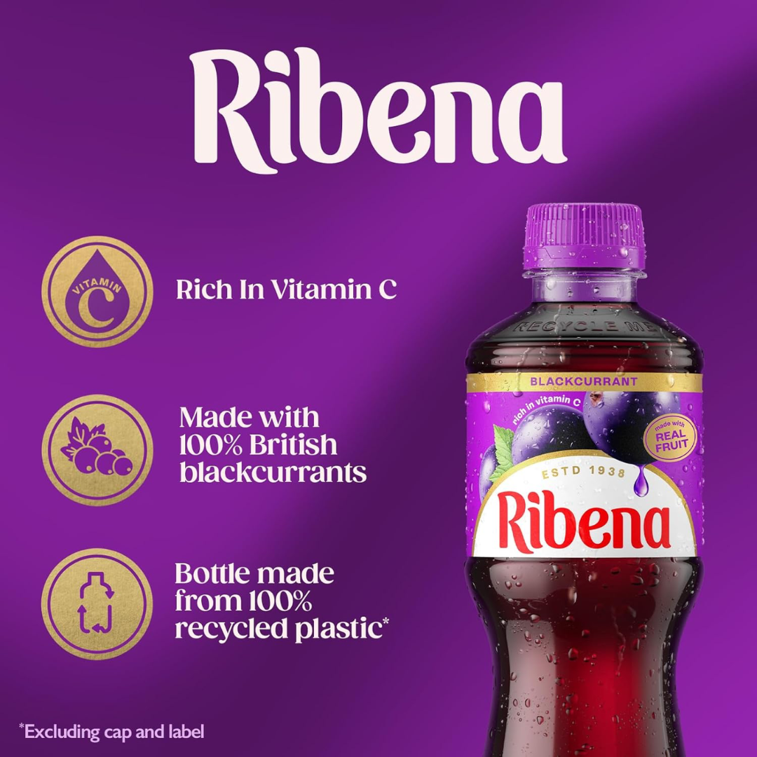 Ribena 12x500ml Blackcurrant
