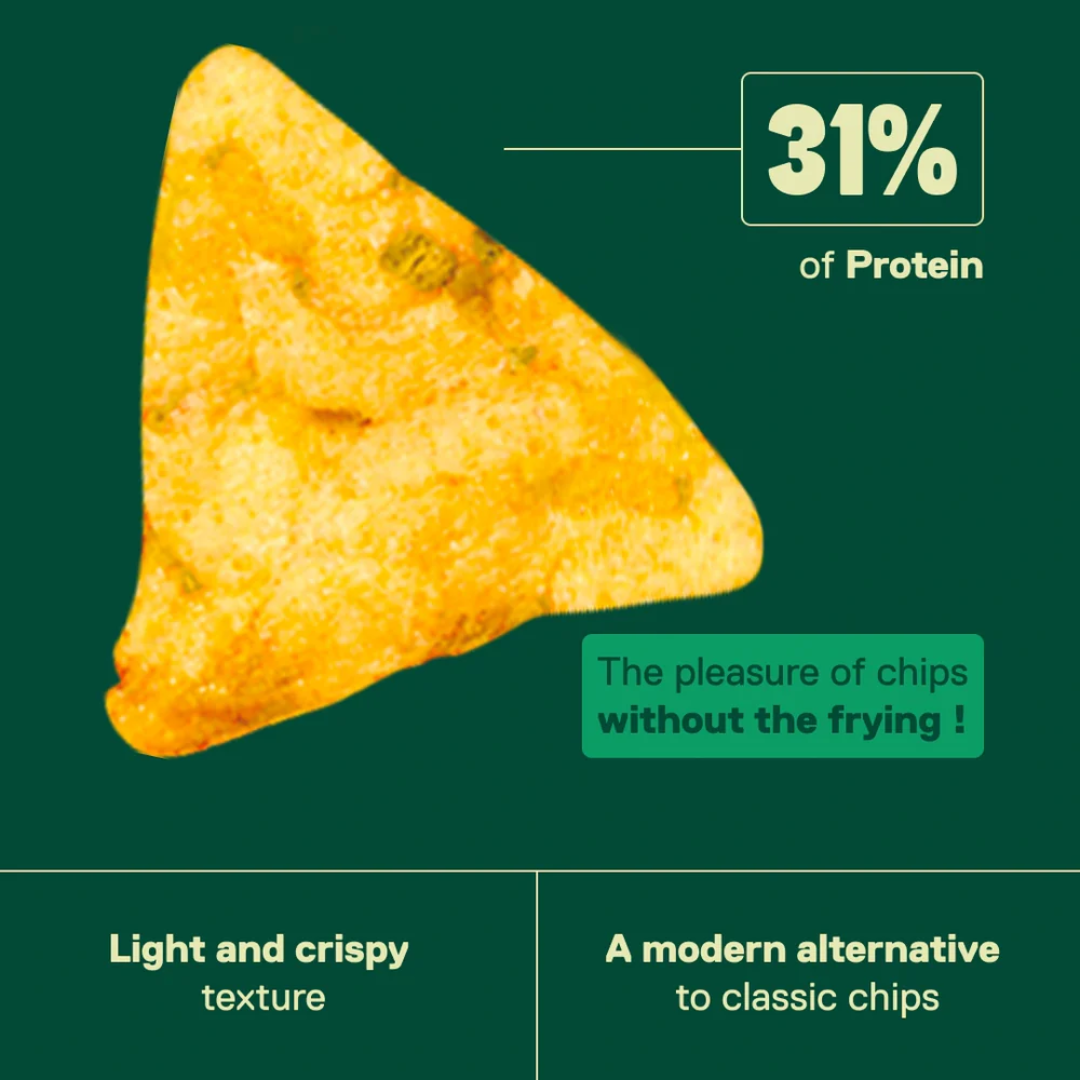 QNT Protein Chips 12x50g Sour Cream & Onion