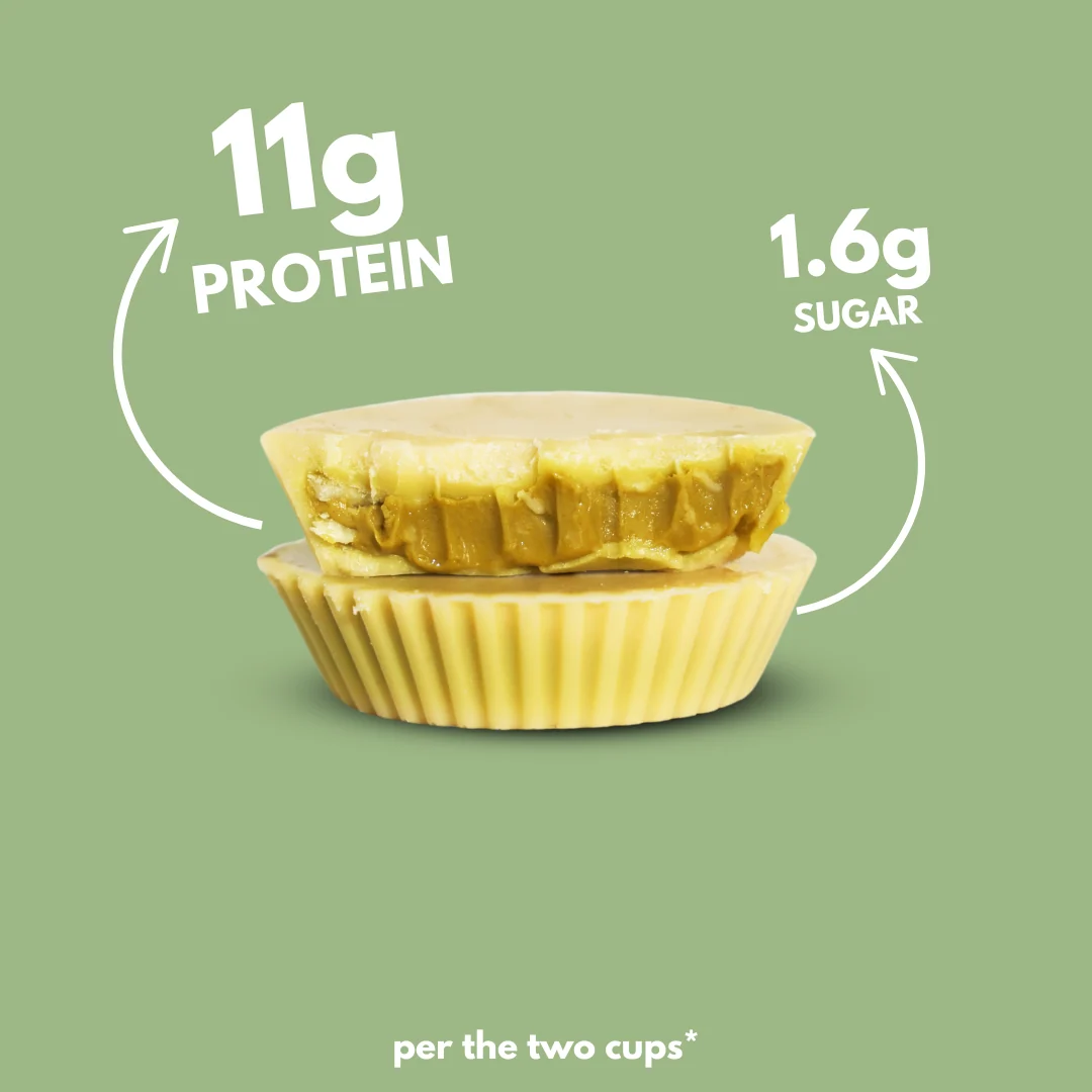 Nutry Nuts Zero Added Sugar Protein Peanut Butter Cups 12x42g White Choc & Pistachio