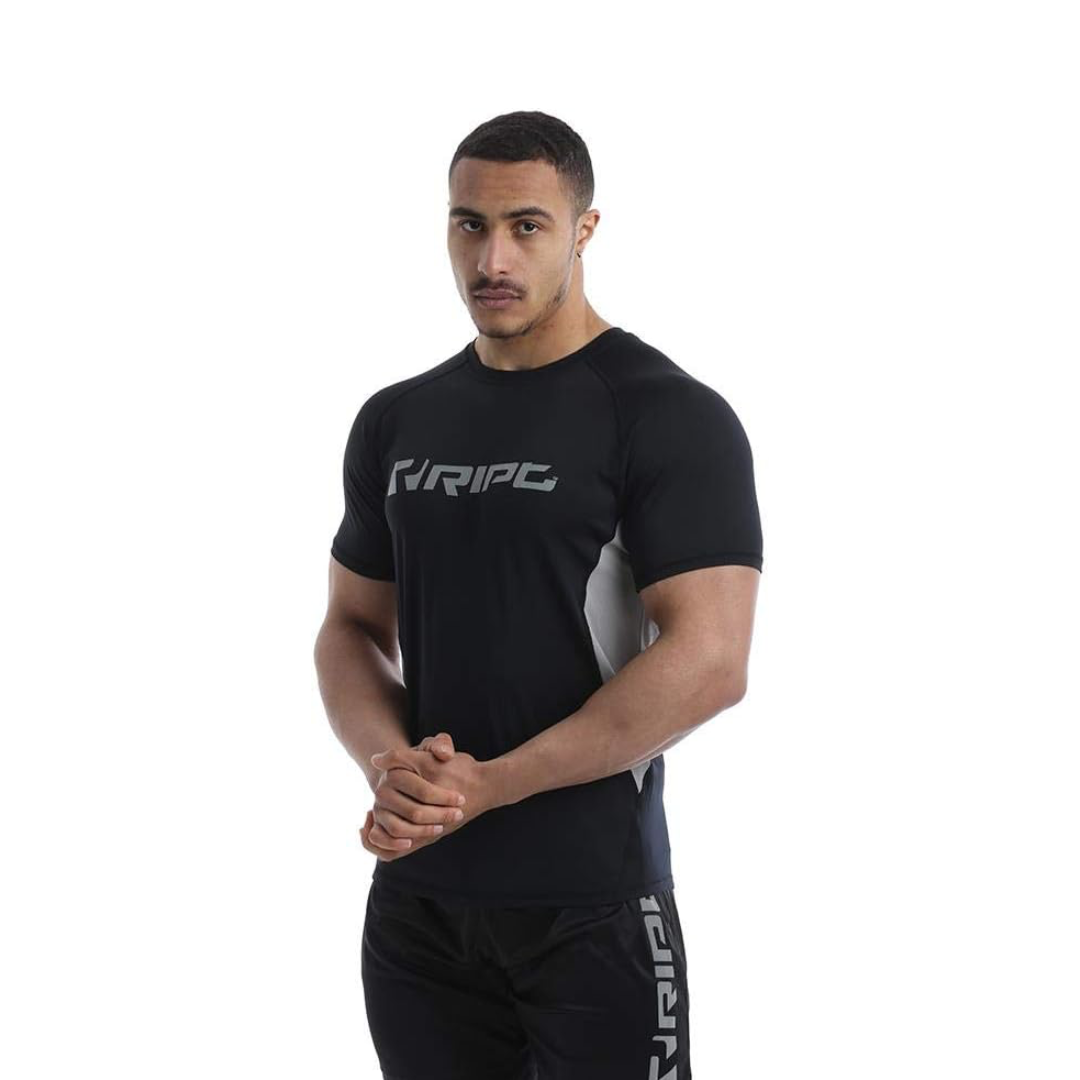 RIPT Contrast Performance T-Shirt L Black
