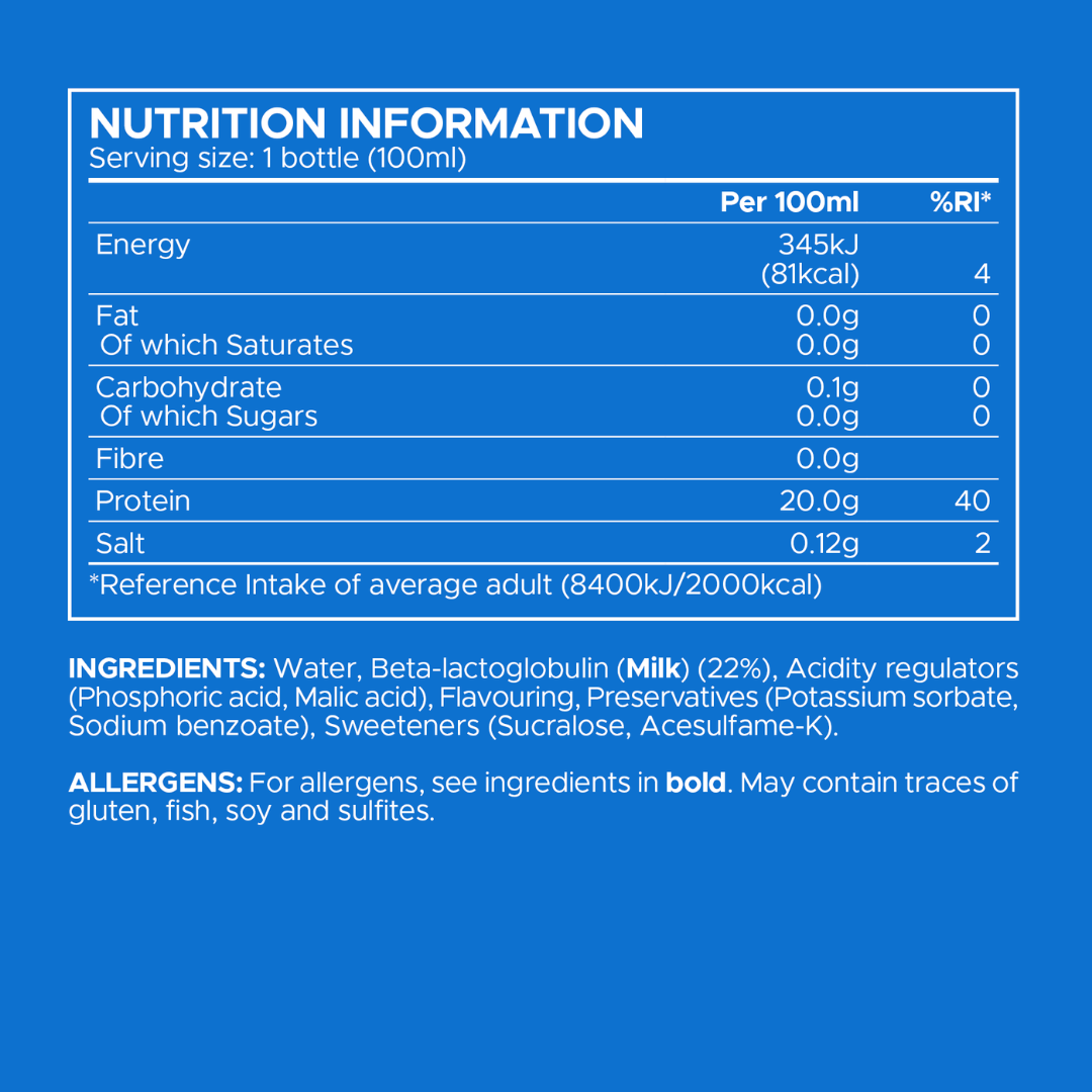 USN Whey Shot 12x100ml Mixed Berry