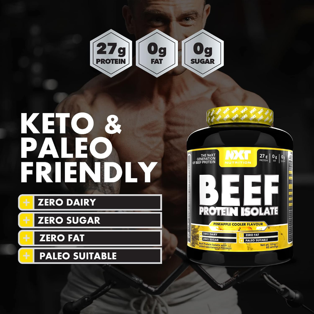 NXT Nutrition Beef Protein Isolate 1.8kg Pineapple