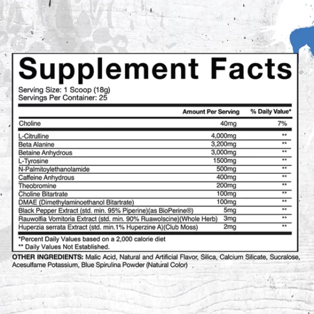Gaspari Nutrition Superpump Aggression 450g Berry Berry Angry