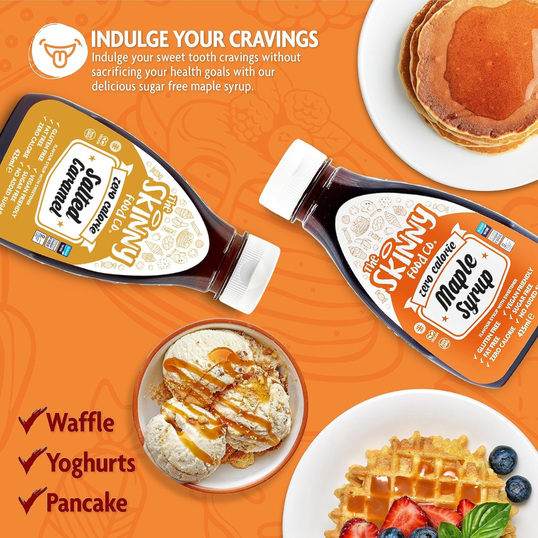 The Skinny Food Co Zero Calorie Skinny Syrup 425ml Maple