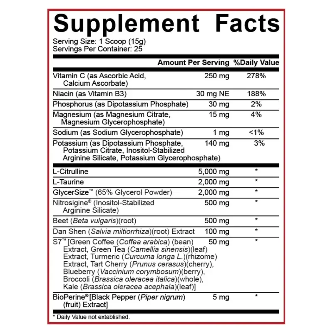Rich Piana 5% Nutrition Kill It Reloaded Legendary Series 512.5g Blue Raspberry