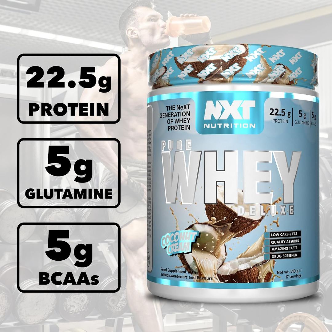 NXT Nutrition Pure Whey Deluxe 510g Coconut Cream