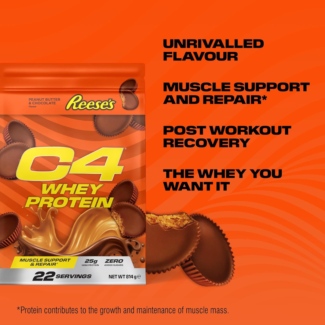Cellucor C4 Whey Protein 22 Servings - Peanut Butter Cup