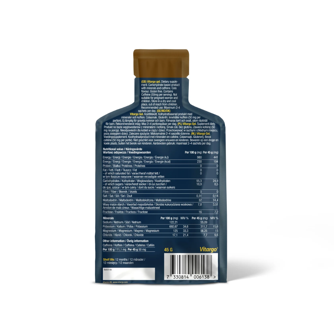 Vitargo Gel 24x45g Cola Caffeine