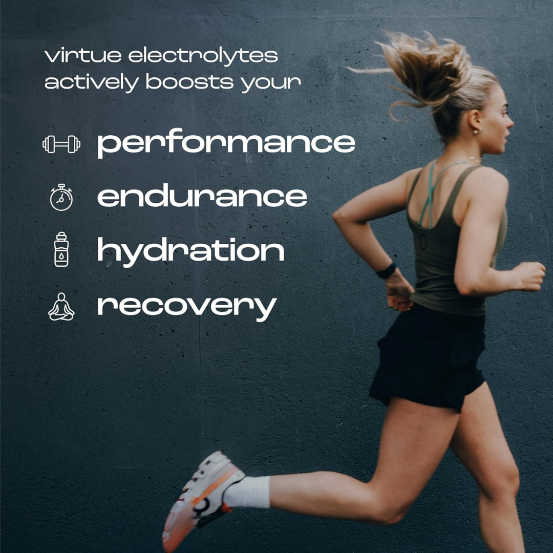 Virtue Clean Energy Electrolytes Hydration 12x5g Strawberry Lemonade