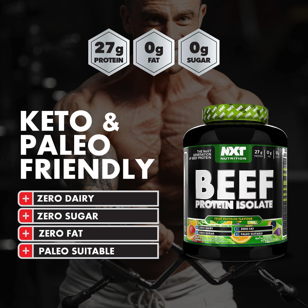 NXT Nutrition Beef Protein Isolate 1.8kg Fruit Pastilles
