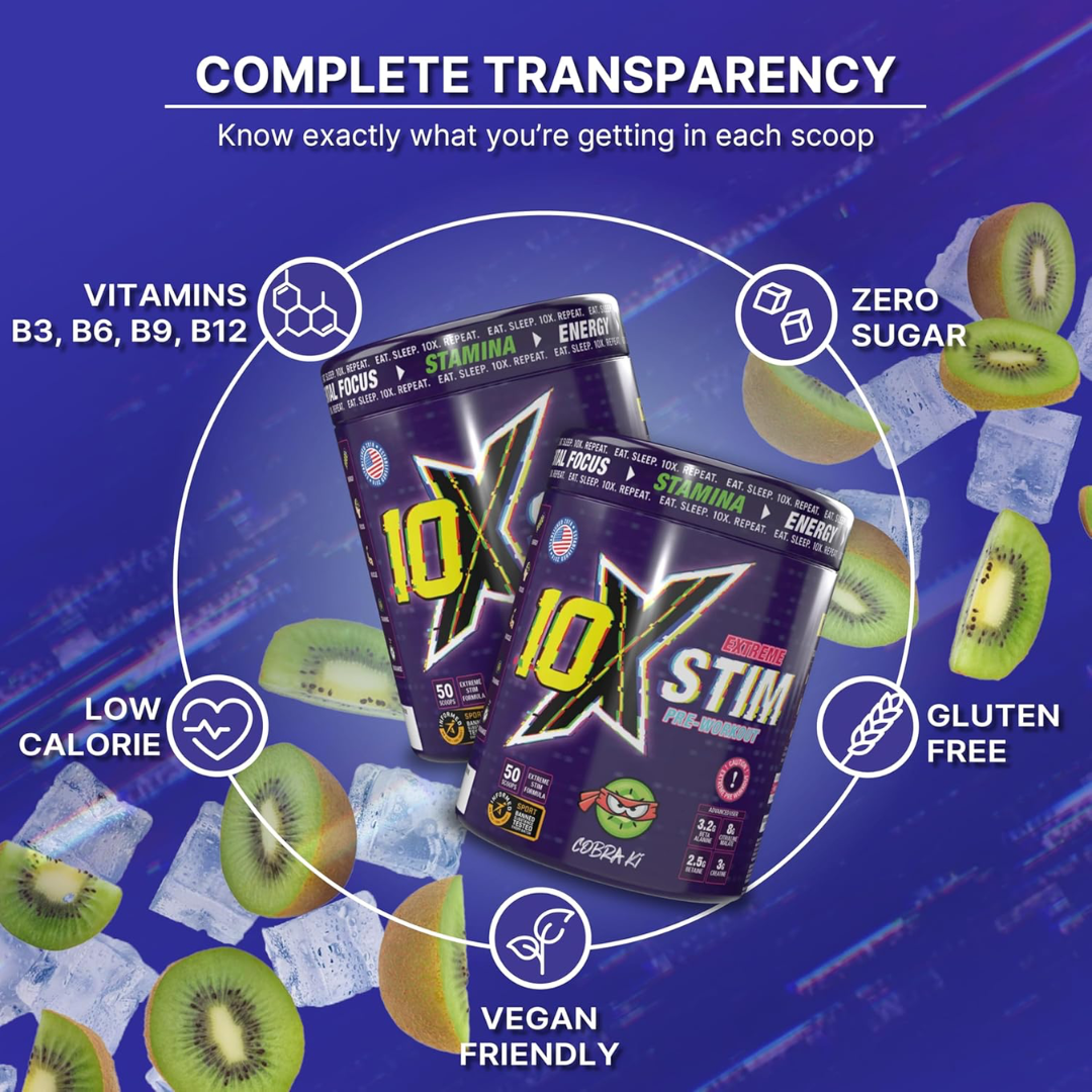10X Athletic STIM 600g Cobra Ki