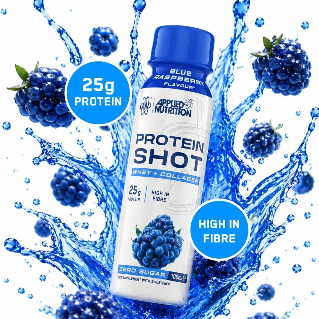 Applied Nutrition Protein Shot 12x100ml Blue Raspberry