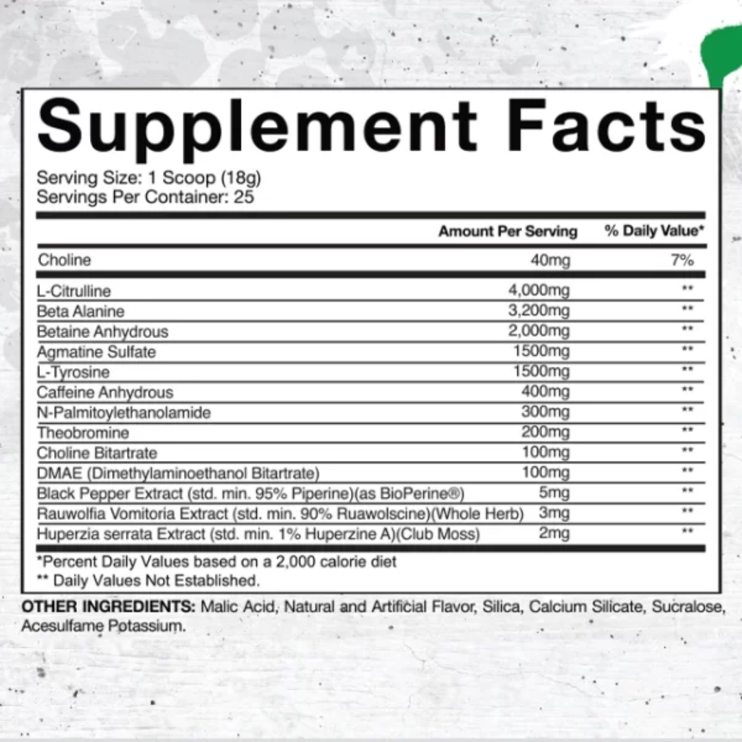 Gaspari Nutrition SuperPump Aggression 450g Grizzly Gummy