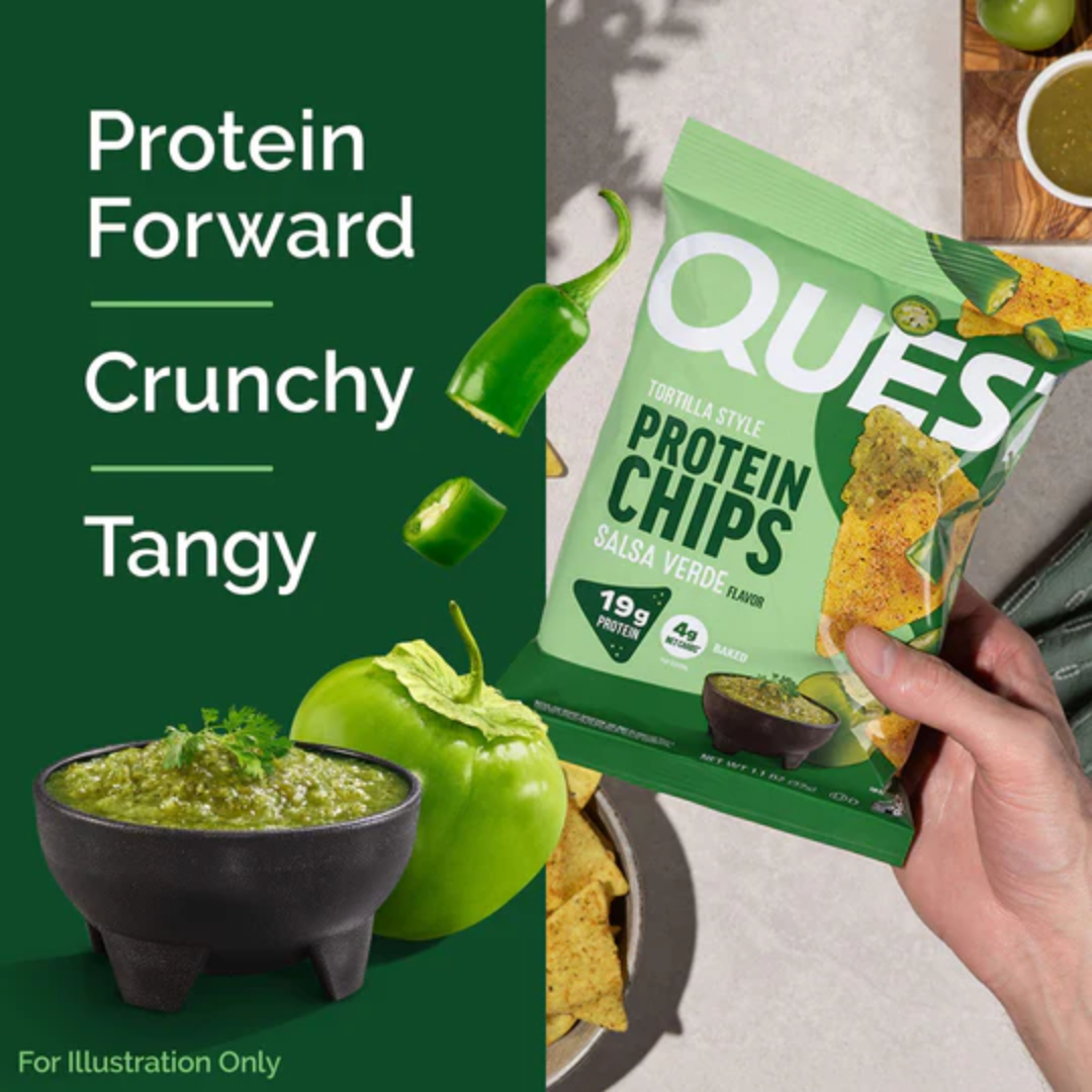 Quest Nutrition Protein Chips 8x32g Salsa Verde