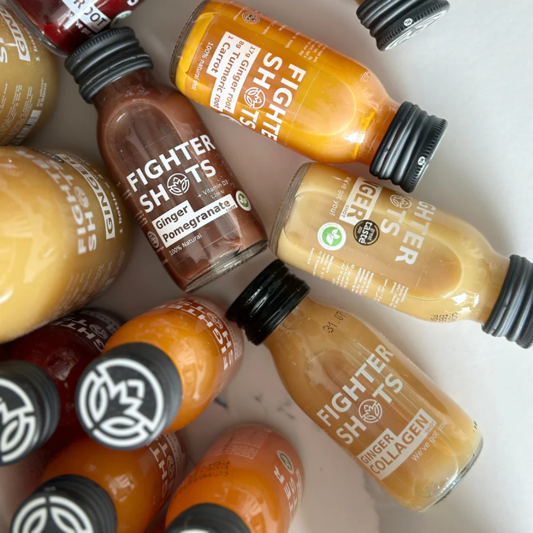 Fighter Shots 12x60ml Ginger Collagen