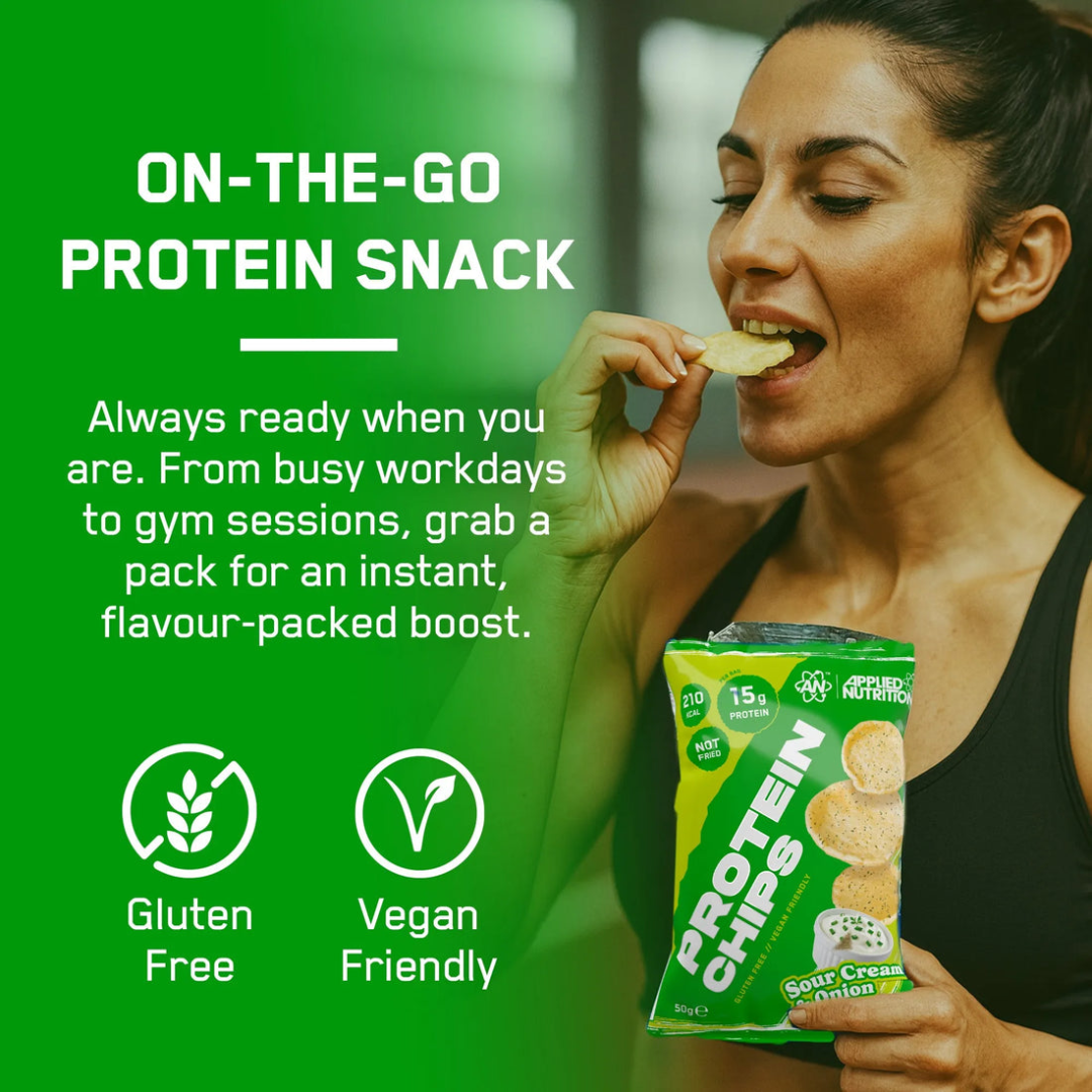 Applied Nutrition Protein Chips 7x50g Sour Cream & Onion