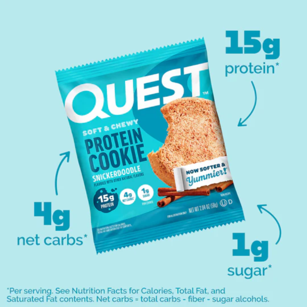 Quest Nutrition Protein Cookie 12x58g Snickerdoodle