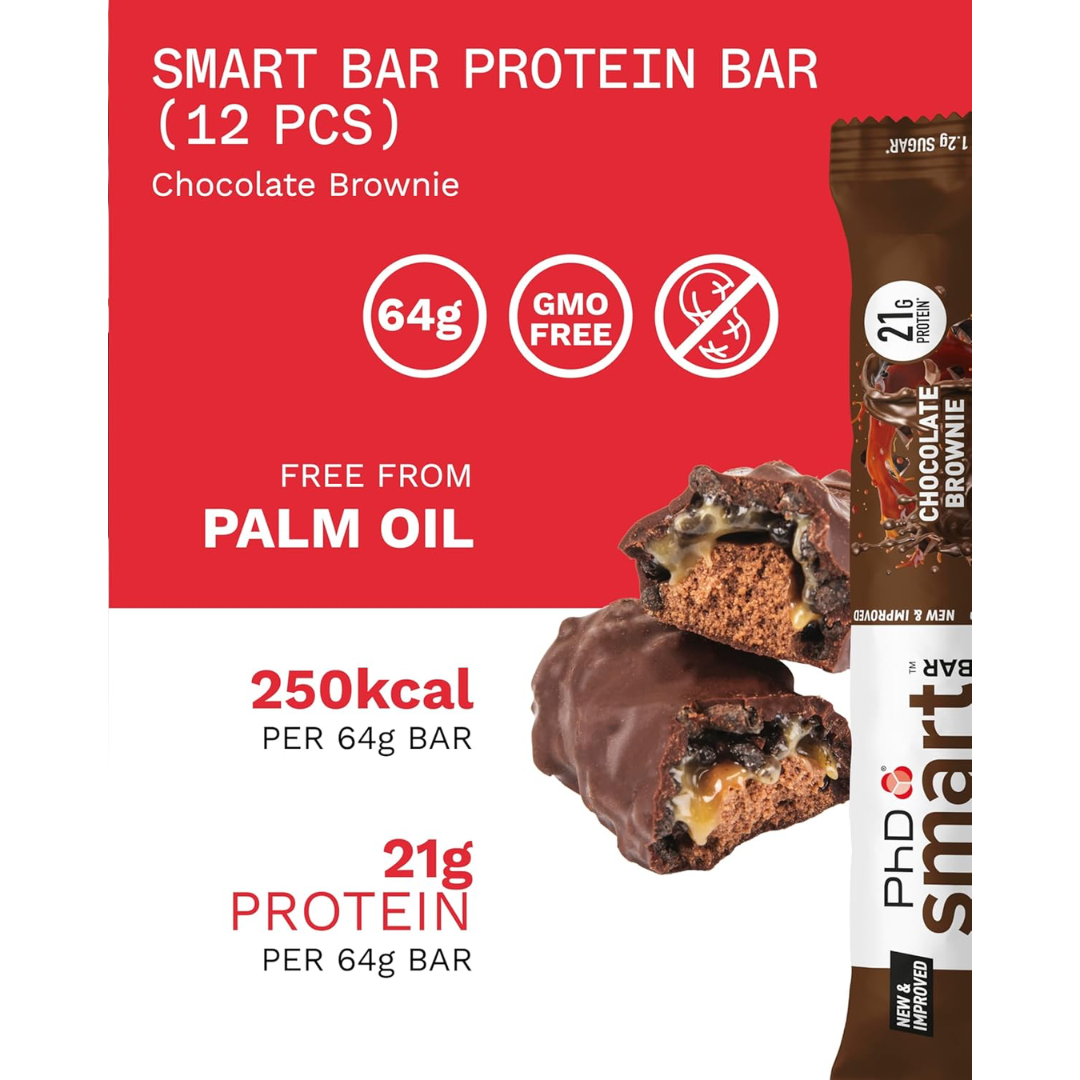 PhD Nutrition Smart Bar 12x64g Choc Brownie