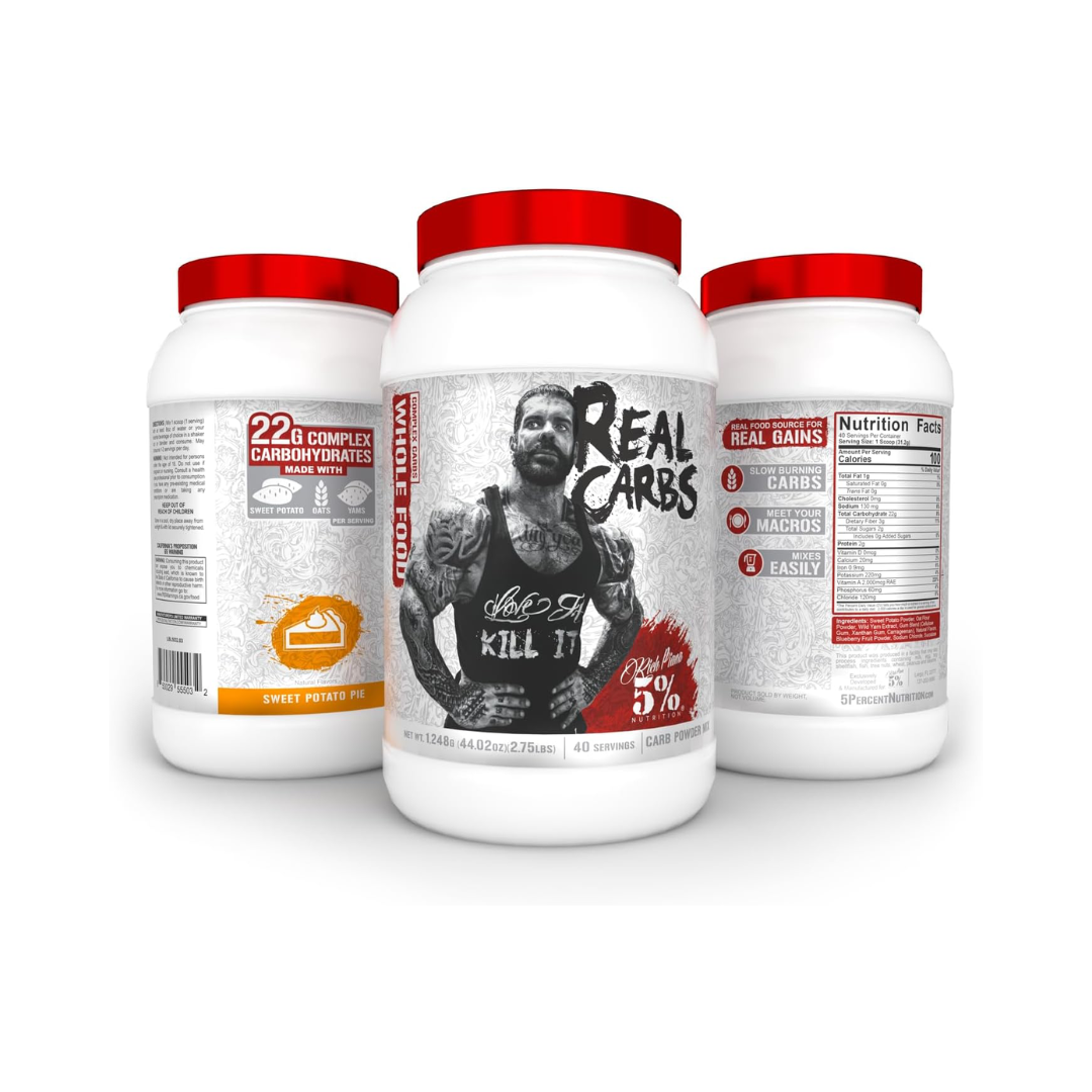 Rich Piana 5% Nutrition Real Carbs 1248g Sweet Potato Pie