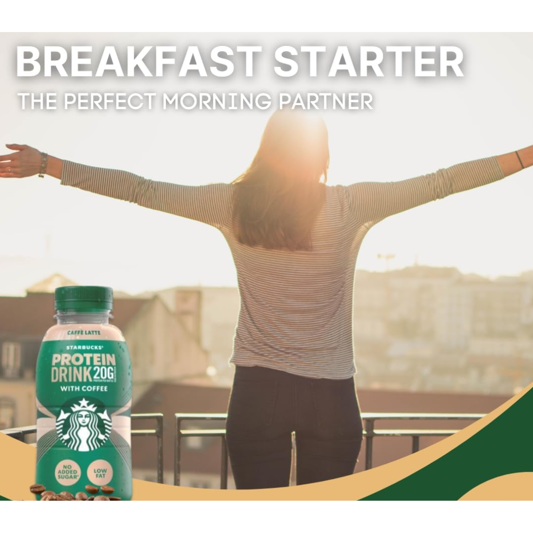 Starbucks Protein PET 8x330ml Caffe Latte