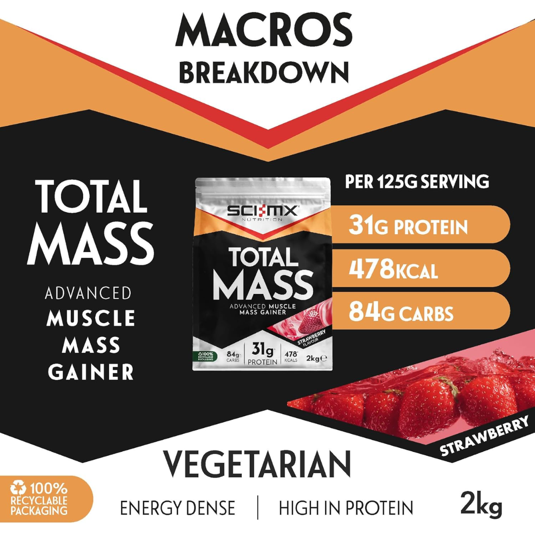Sci-MX Total Mass 2kg Strawberry