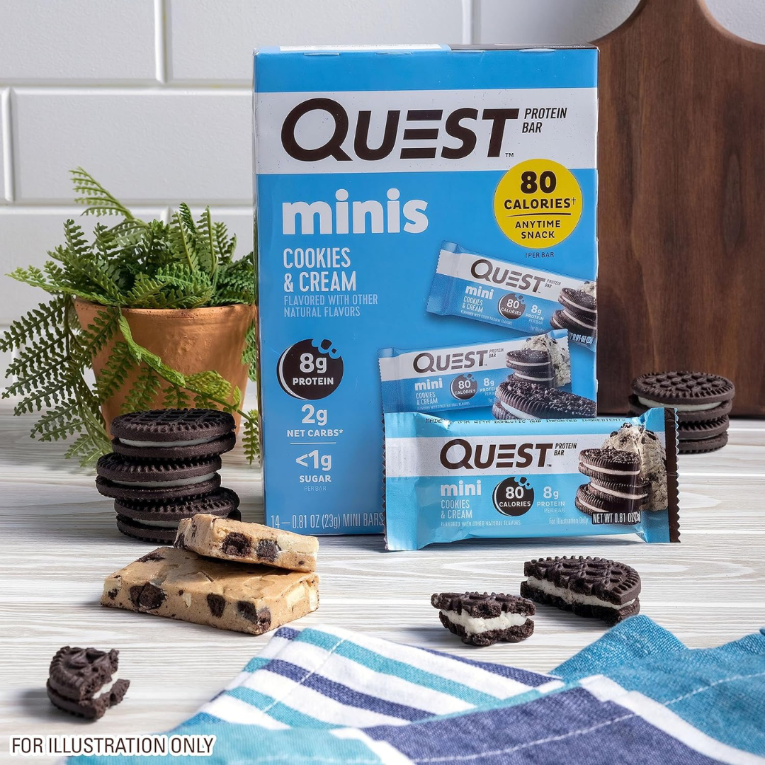 Quest Nutrition Mini Protein Bar 8x32g Cookies & Cream
