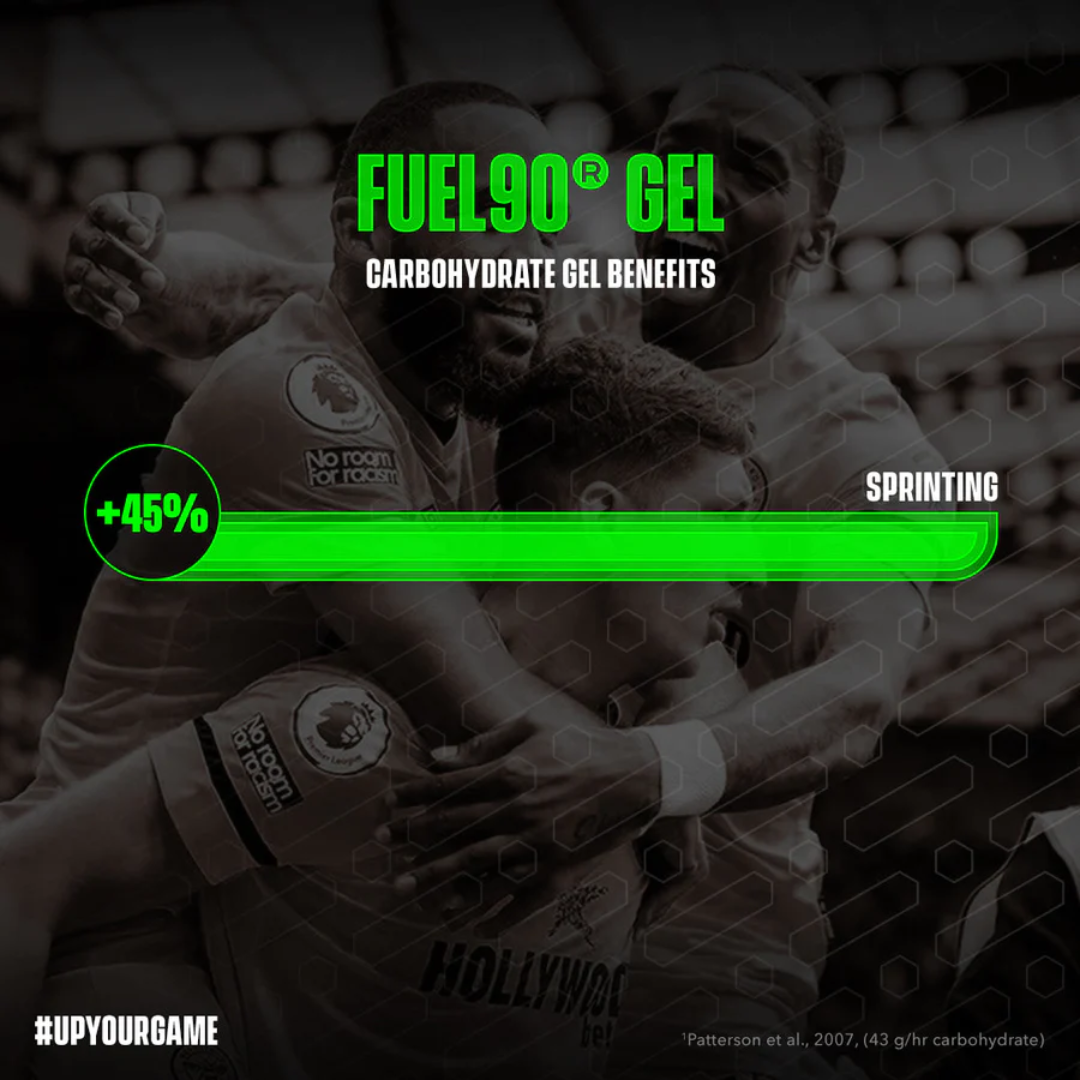 Soccer Supplement Fuel90 Energy Gel 12x70g Lemon & Lime