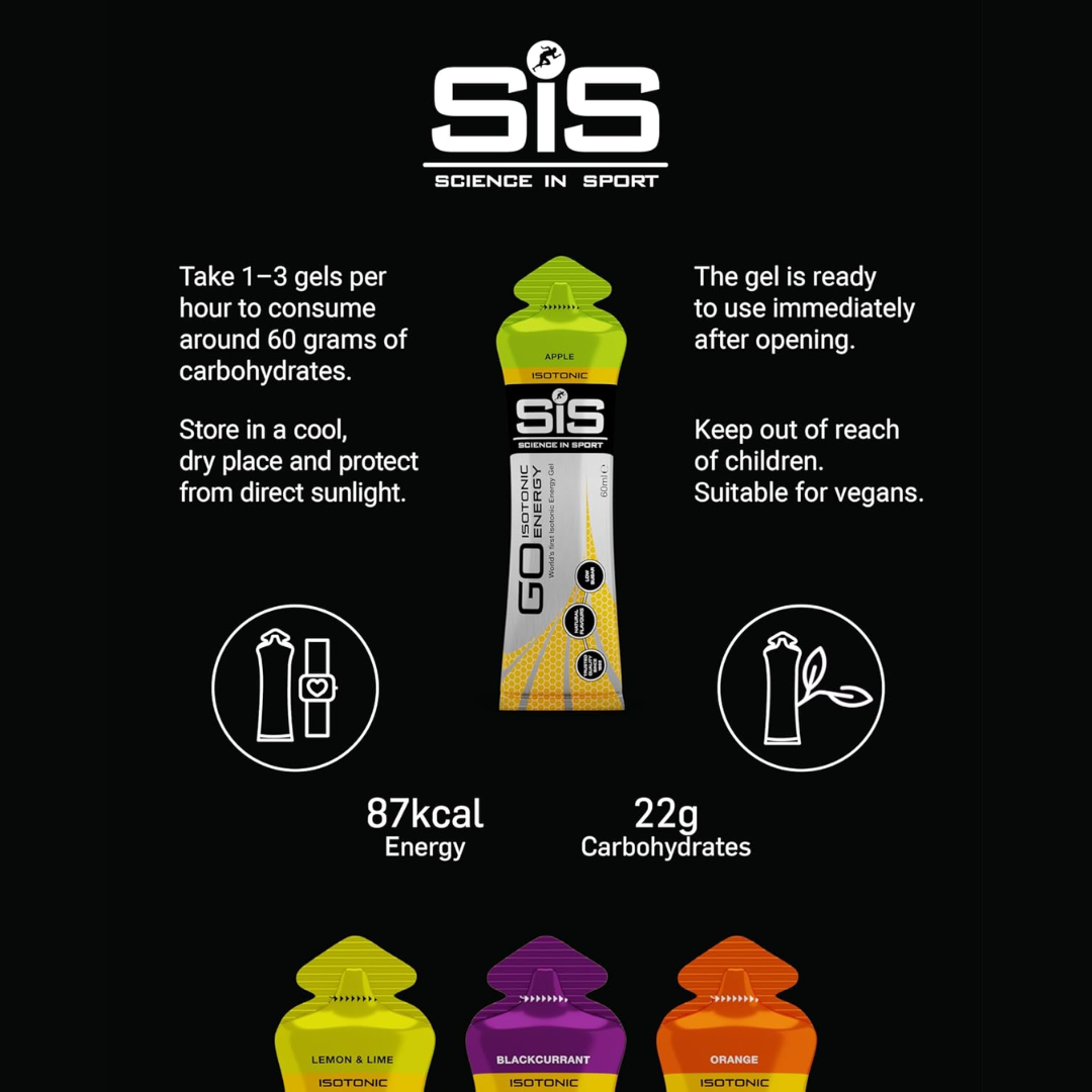 SIS (Science In Sport) Go Isotonic Energy Gel 7x60ml Variety