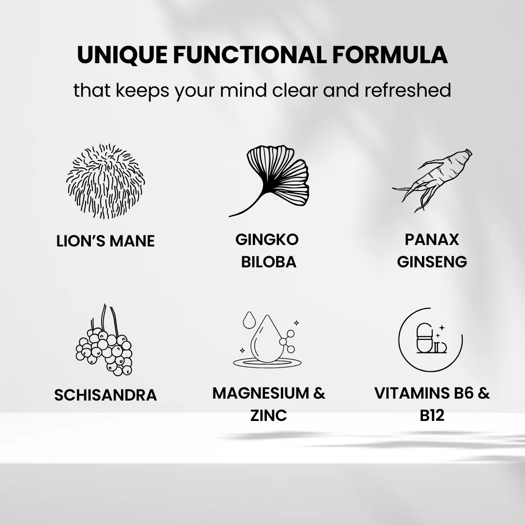Euno Clarity & Focus Nootropics Drink 12x250ml Pink Grapefruit Lemon