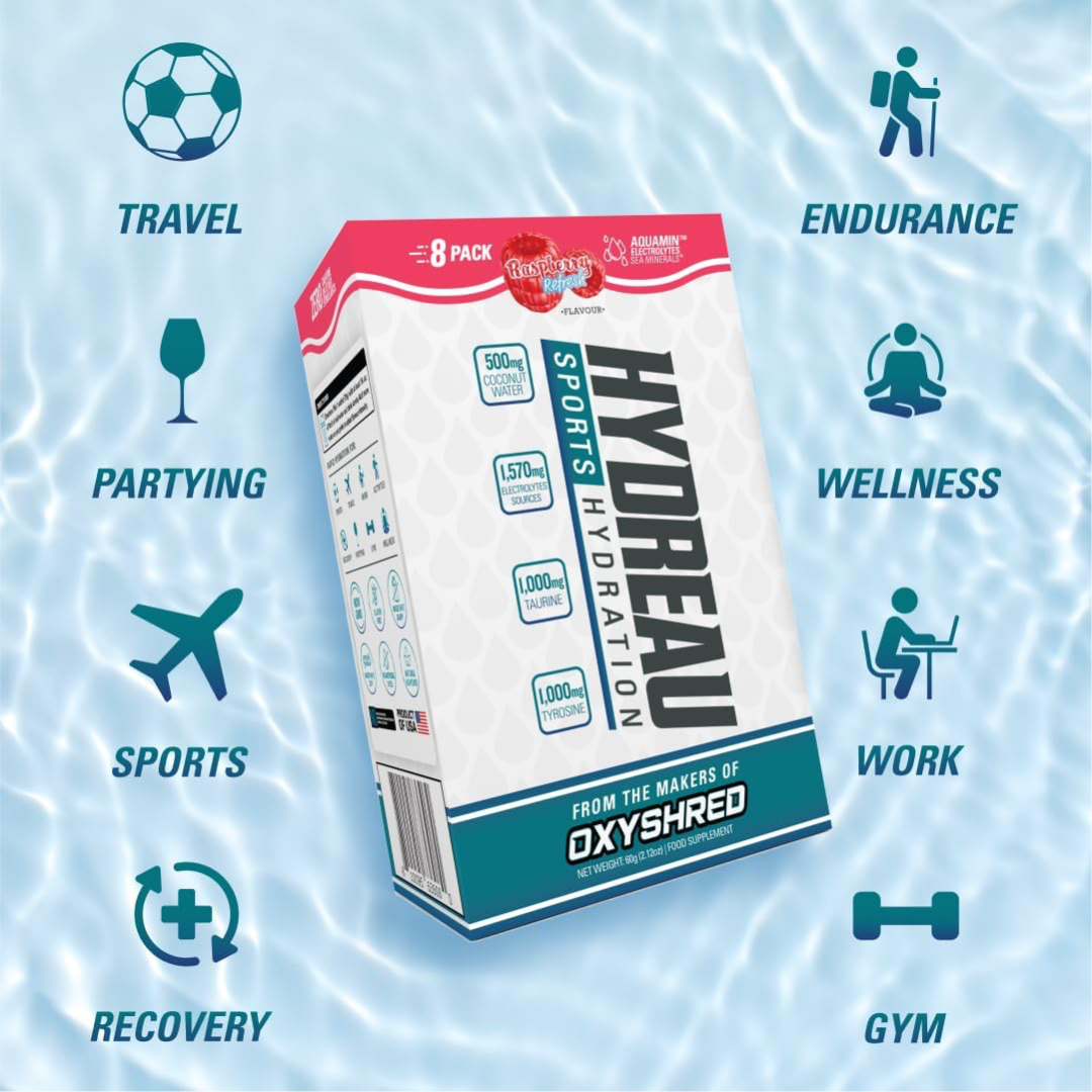 EHP Labs Hydreau 8 Stick Pack 8x65g Kiwi Strawberry