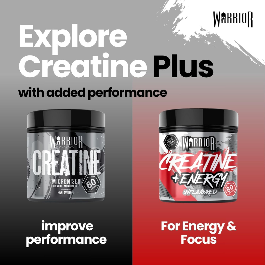 Warrior Creatine Plus Energy 360g Unflavoured